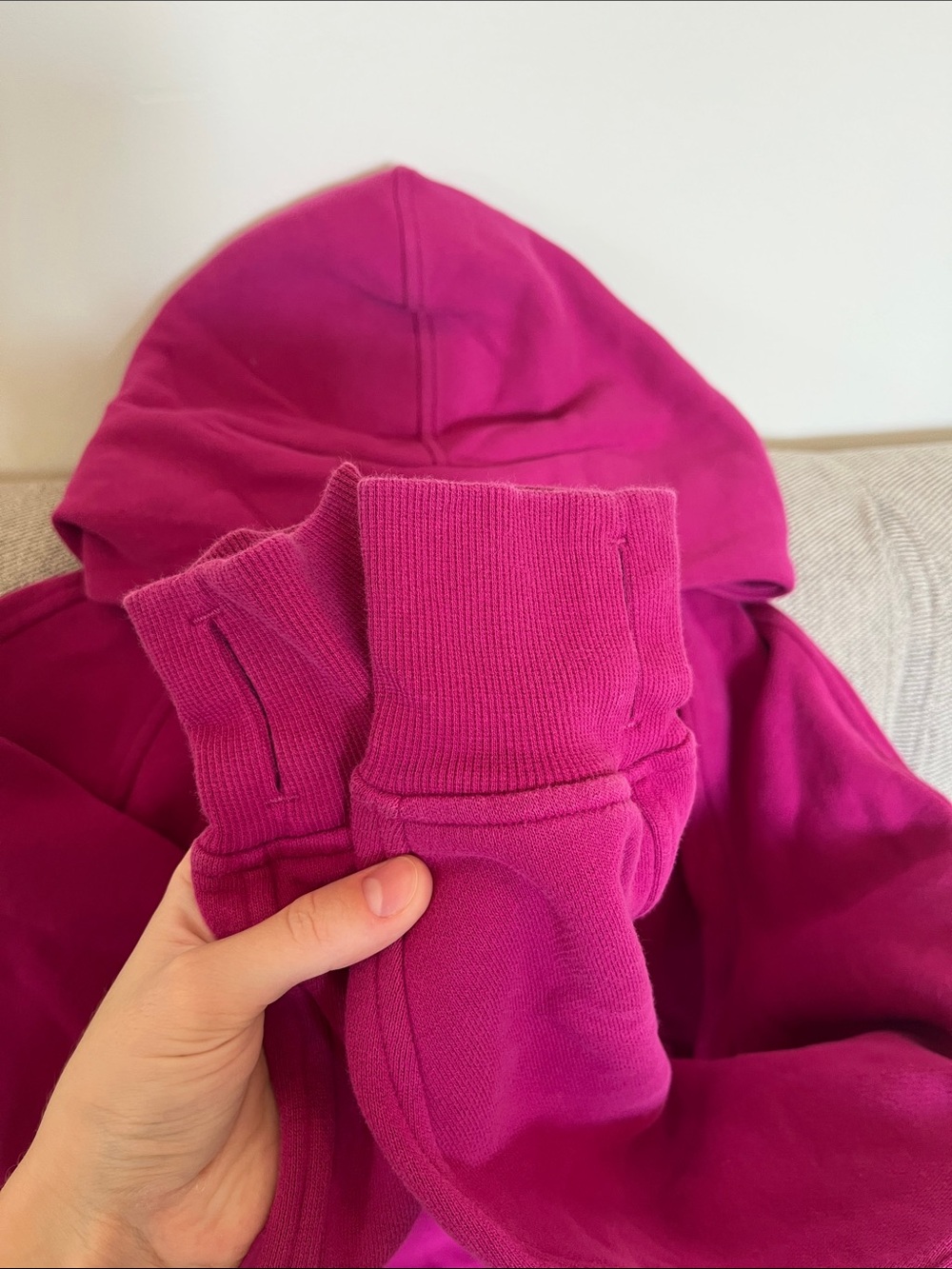 Magenta & Gold Lululemon Scuba Crop Half-Zip Sweatshirt - XS/S - Picture 4 of 7
